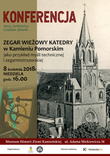 Zegar wieżowy katedry w Kamieniu Pomorskim - Konferencja